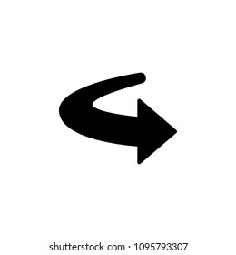 back arrow icon. Element of web icon for mobile concept and web apps. Isolated back arrow icon can be used for web and mobile. Premium icon on white background