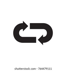 back arrow icon illustration isolated vector sign symbol