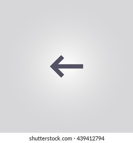 back arrow icon. back arrow sign