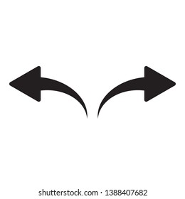 Back arrow icon, Undo Arrow Icon