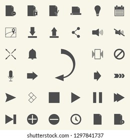 back arrow icon. web icons universal set for web and mobile
