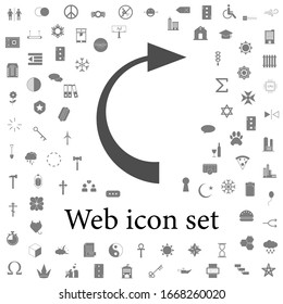 back arrow icon. web icons universal set for web and mobile