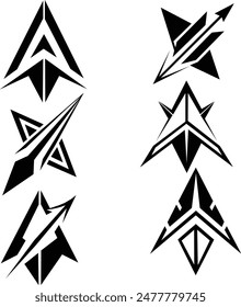 back arrow logo on whtte background 