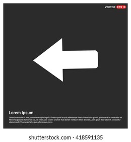 back arrow previous icon.
