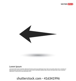 back arrow previous icon set.