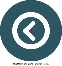 Back Arrow Vector icon that can easily modify or edit

