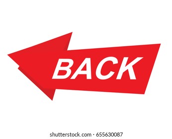 back banner arrow vector
