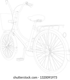 back bicycle line 