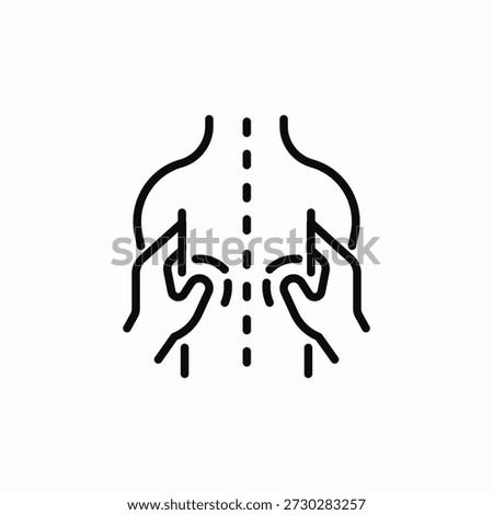 back bones icon sign vector