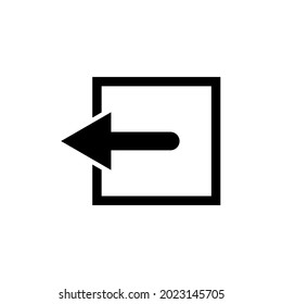 Back button. Arrow icon. recycle repeat, update, reload vector illustration. Button for application. Simple and isolated style on a blank background. Colors can be edited.