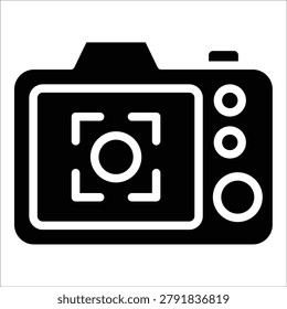 Back Camera Icon Element For Design