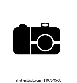 back camera icon vector. do not take photo.