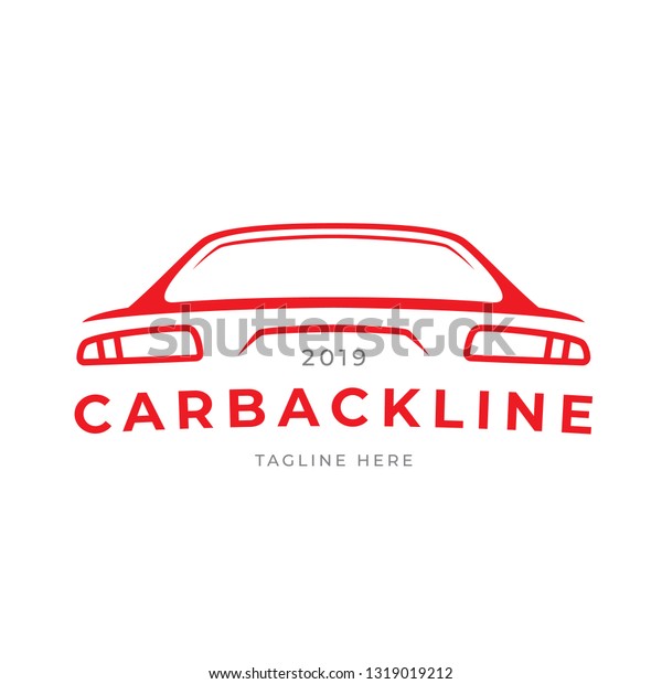 Back car outline sign\
for your project