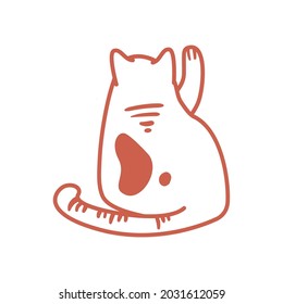 Zeilenstil für Rückkatzen