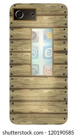 Back cover smartphone