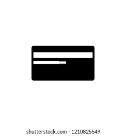 Back of credit card icon. Element of business. Premium quality graphic design icon. Signs and symbols collection icon for websites, web design, mobile app on white background