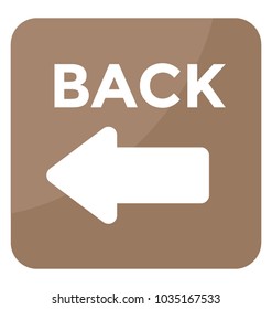 Back and direction arrow board symbolising back signaling
