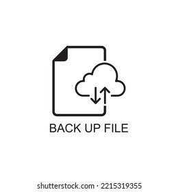 Back Up File Icon , Technology Icon