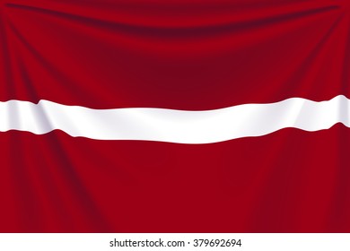 back flag latvia
