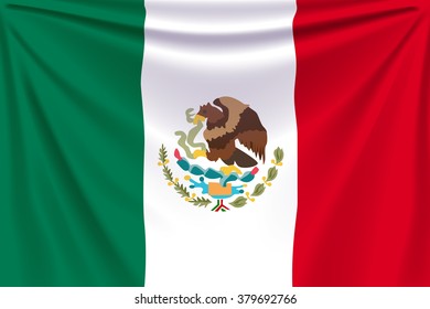 back flag mexico