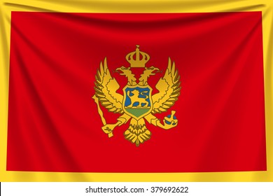 back flag montenegro