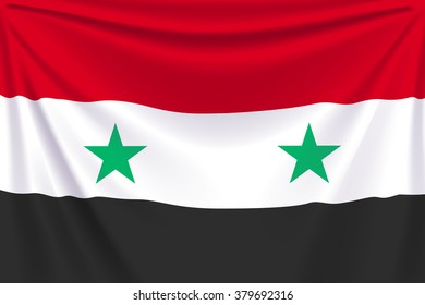 back flag syria