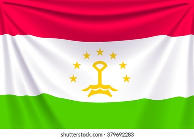 back flag tajikistan