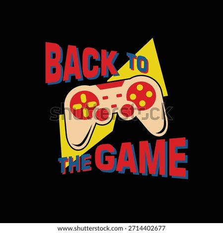 Back to the game vintage video game pad console