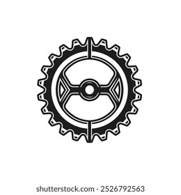 back gear icon  vector element design template web