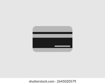 the back of a generic card with a magnetic stripe and a signature panel