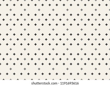 Back geometric shape pattern on soft brown background, illustration vector eps10