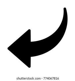  back Glyph icon