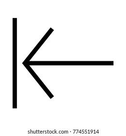  back Glyph icon