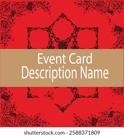 back ground Mandala event card