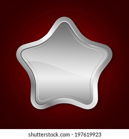 Back ground with Silver star