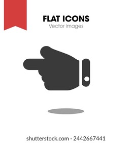 Back Hand Index Left Emoji Icon Illustration Sign. Human Gesture Vector Symbol Emoticon Design Vector Clip Art.
