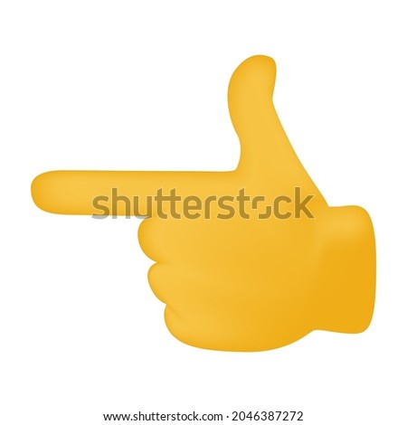 Back Hand Index Left Emoji Icon Illustration Sign. Human Gesture Vector Symbol Emoticon Design Vector Clip Art.