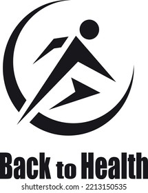 
Back to Health (Editable file) - Vector Illustration