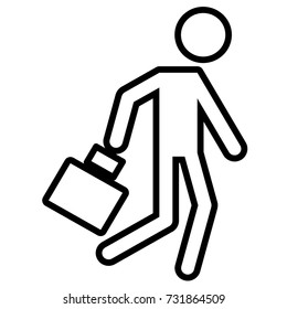 Back to home outline icon