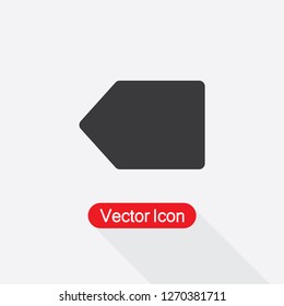 Back Icon, Backspace Icon, Delete Icon Vector Illustration Eps10