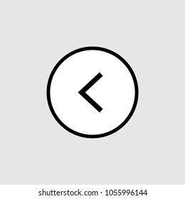 Back icon design art vector isolated
