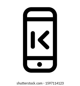 back icon isolated sign symbol vector illustration - high quality black style vector icons
