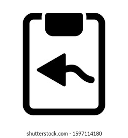 back icon isolated sign symbol vector illustration - high quality black style vector icons
