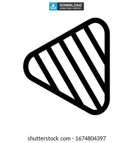 Icono posterior o logotipo símbolo de signo aislado Ilustración vectorial - Iconos vectoriales de estilo negro de alta calidad
