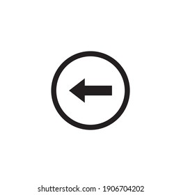 back icon symbol sign vector