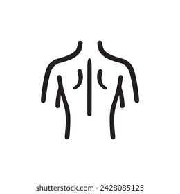 back icon symbol sign vector