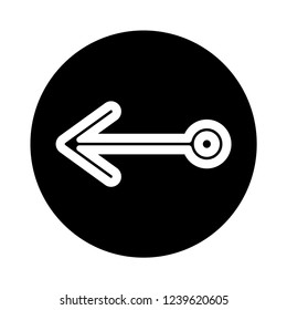 back icon vector