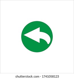 back icon vector design template