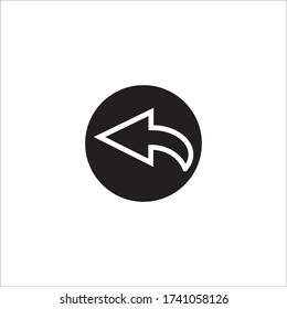 back icon vector design template