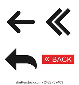 diseño de ilustración vectorial de icono posterior